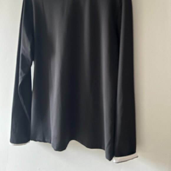 Maggie Lane Black and White Full Zip Jacket - Size L - Picture 4 of 4